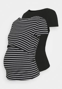 Anna Field 7 2 Pack - T-Shirt Basique - Black