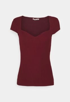Anna Field 17 Anna Field T-Shirt Imprimé - Dark Red