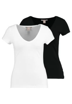 2 Pack - T-Shirt Basique - Black/White
